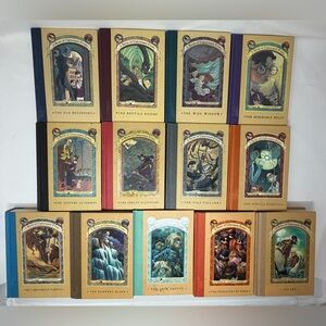 Complete Set A Series of Unfortunate Events 13 Books Hardcover Lemony Snicket